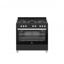 La Germania SE96 5 G NE/24 Κουζίνα Φυσικού Αερίου 94lt χωρίς καπάκι Μαύρη  